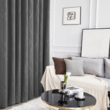 1 x RAW Customer Returns Deconovo Blackout Curtains Opaque Thermal Curtain with Eyelets for Bedroom, 175 x 140 cm Height x Width , Light Grey, Set of 2 - RRP €29.99