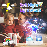 1 x RAW Customer Returns ONXE Starry Sky Projector Children, Rotating LED Starlight Lamp Night Light Baby with Timer 6 Projection Films 12 Color Galaxy Projector for Birthdays Children s Room Decoration - RRP €35.99