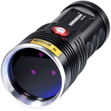 1 x RAW Customer Returns DARKBEAM UV Flashlights 365nm Ultraviolet Blacklight, LED Light Portable Wood s Lamp, 36W Powerful USB-C Blacklight for Detecting Animal Urine, Leak, Minerals, Uranium Glass with Battery, B40 - RRP €79.99