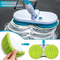 1 x RAW Customer Returns Electric Floating Mop, Electric Floating Mop with Mopping, Scrubbing and Polishing, Electric Mop for Household Cleaning, Cleaning Pad with THREE Functions Machine Washable  - RRP €40.2