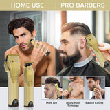 1 x RAW Customer Returns Professional Hair Clipper and T-Blade Trimmer Kit for Men - Slopehill Cordless Barber Hair Clipper With LED Display, Precision Hair Trimmer Beard Trimmer Beard Trimmer Set for Men - RRP €69.99