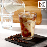 1 x RAW Customer Returns KADAX drinks glasses, dishwasher-safe long drink glasses made of neuter calcium glass, stackable cocktail glasses, water glasses, coffee glasses, tea glasses Amelie 365ml 6 pieces  - RRP €20.48