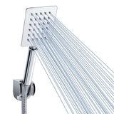 1 x RAW Customer Returns High Pressure Hand Shower - Voolan 3 Round Hand Shower - A shower head that can provide a powerful shower even at low water pressure - Stainless Steel Hand Shower - RRP €16.32