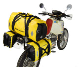 1 x RAW Customer Returns WILD Heart waterproof bag motorcycle saddle bag 50L tank bag motor side bag yellow  - RRP €127.93