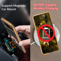 1 x RAW Customer Returns GUAGUA Samsung Galaxy Z Flip 3 5G Case, 360 Ring Holder Slim Shockproof Kickstand Magnetic Holder Car Mount Women Men Non-Slip Phone Case Black Gold - RRP €40.0