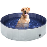 1 x RAW Customer Returns Petace Dog Pool 120x30 cm, Small Dog Pool, Portable Dog Pool, Foldable Dog Bathtub - RRP €33.43