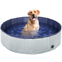 1 x RAW Customer Returns Petace Dog Pool 120x30 cm, Small Dog Pool, Portable Dog Pool, Foldable Dog Bathtub - RRP €33.98