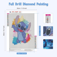 7 x Brand New NAIMOER Stitch Diamond Painting Kits for Adults, Full Drill Stitch Cartoon Diamond Painting Kits, DIY 5D Diamond Dots Stitch Diamond Pictures Kits for Home Decor 30x40 cm - RRP €62.86