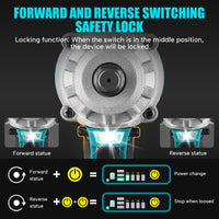 1 x RAW Customer Returns MIRTHBUY 600N.M 1 2 inch cordless impact wrench, 18V brushless impact wrench For Makita BL1830, BL1830B, BL1840, BL1840B, BL1850, BL1850B, BL1860B - RRP €69.99