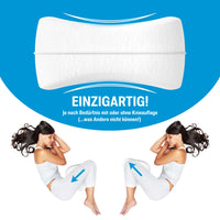 1 x RAW Customer Returns BACK BODYGUARD side sleeper pillow with 2 covers - knee pillow for side sleepers - The leg pillow is perfectly adapted to the shape of the leg made of memory foam, recovery - RRP €29.23