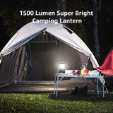 1 x RAW Customer Returns Lepro Camping Lamp, Super Bright 1500 Lumen Outdoor Lights, 4 Light Modes Battery Powered Searchlight, Waterproof Emergency Light for Power Outages, Hiking, Emergency, Fishing and so on - RRP €19.99