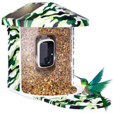 1 x RAW Customer Returns Luvan Smart Bird House with Camera, 1080P HD Bird Watching Camera, Automatic Recording of Bird Videos, AI Identification of 11,000 Bird Species, Wireless Outdoor Bird House with Solar Panel - RRP €107.4