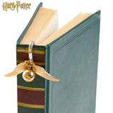 1 x RAW Customer Returns Harry Potter Metal Bookmark - Special Bookmark with Snitch Pendant Gift for Sister Friend Mum Dad Official Harry Potter Gadget - RRP €16.85