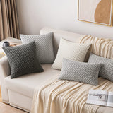 1 x RAW Customer Returns MIULEE Corduroy Cushion Cover Pillowcases Decorative Cushion Cover Modern Sofa Cushions Throw Pillows Couch Cushions Decorative Pillows Soft for Sofa Living Room Bedroom Set of 2 45 x 45 cm Cream White - RRP €16.99