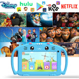 1 x RAW Customer Returns Ascrecem children s tablet 7 inch Android kids tablet children with WiFi Quad Core 2GB RAM 32GB ROM child-friendly case children s tablet pre-installed educational app Youtube Google Play from 3 to 14 years Blue  - RRP €59.99