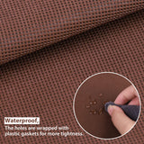 1 x RAW Customer Returns Sekey balcony privacy screen, balcony cover, fiber fleece, breathable, wind and UV protection, weatherproof, with eyelets, nylon cable ties and cord, brown 0.75 6m - RRP €26.54