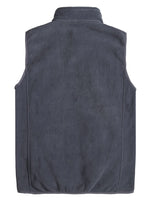 1 x Brand New Oralidera Fleece Vest Men Fleece Vest with Full Zip and Pockets Bodywarmers Coat Comfortable and Pleasant to the Touch Vest for Men Sleeveless Warm Winter Jackets Waistcoat, Grey, 3XL - RRP €35.99