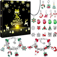 1 x RAW Customer Returns Jewelery Advent Calendar 2023, Christmas Calendar Filling Bracelets Jewelery Crafts, Advent Calendar Girls with 24 Surprises Charm Bracelet, Christmas Gift Children 5 6 7 8 9 10 11 12 Years - RRP €6.04