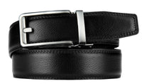 1 x RAW Customer Returns CHAOREN Men s Belt, Men s Leather Belt Automatic Ratchet Buckle 35mm, Adjustable Trim to Fit - RRP €24.0