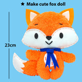 1 x RAW Customer Returns KRAFUN Fox Animal Sewing Kit for Kids, Beginners, My First Art Craft, Includes Fox Puppet Stuffed Animal, Instructions and Plush Felt Materials for Learning to Sew, Embroidery, Age 7 8 9 10 11 12 - RRP €18.99