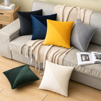 7 x Brand New EMEMA 2 Pieces Sofa Cushion Covers Pillowcases Sofa Cushions for Bedroom Modern Decorative Pillowcase Square Cushion Cover for Living Room Armchair 40x40 cm Cream White - RRP €102.34