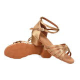 1 x RAW Customer Returns TRIWORIAE - Women s Girls Dance Shoes Low Heel Standard Dance Ballroom Dance Latin Dance Latin Beige 35 - RRP €36.99