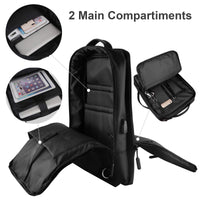 1 x RAW Customer Returns Gimars UPGRADE Design 3 in 1 Backpack Messenger Bag for 15.6 Laptop Men s Shoulder Bag with Multifunctional Anti-theft USB Socket for University School Business Air Travel - RRP €39.34