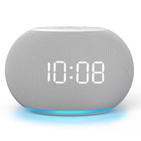 1 x RAW Customer Returns REACHER Auto-Dimmable Sound Machine Alarm Clock with Night Light, 20 Soothing Sounds, LED Digital Display, Sleep Timer, Precise Volume Control, White Noise for Baby, Adult, Bedroom - RRP €42.99