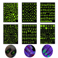 1 x Brand New SUNTRADE Nail Art Stickers 3D Self Adhesive Nail Art Accessories Nail Stickers for Women Girls Manicure Tips Charms Decoration DIY Nail Art Accessories - RRP €20.4