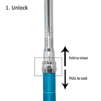 1 x RAW Customer Returns Beslands 1 2 Inch Adjustable Click Drive Torque Wrench 45-255 ft.-lb. 65-350 Nm  - RRP €79.0