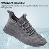 8 x Brand New AZSDXS Running Shoes Men Breathable Sports Shoes Sneakers Running Shoes Road Running Shoes Tennis Shoes Lightweight Jogging Shoes Leisure Training Shoes Gym Light Gray 40 - RRP €161.28