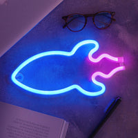 1 x RAW Customer Returns NELUX Pack of 3 Lightning, Planet and Cloud - LED Neon Sign Wall Decoration Bedroom, Neon Signs Children s Room, Neon Sign Light Party, Neon Light Wall Lamp LED Wall Decoration, Bar. USB or batteries - RRP €30.24