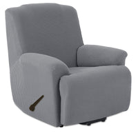 1 x RAW Customer Returns TIANSHU 1 Seater Recliner Cover, Relax Armchair Cover Protector, Washable and Elastic Sofa Covers for Furniture Light Grey  - RRP €39.99