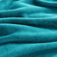 1 x RAW Customer Returns WAVVE cuddly blanket, fluffy blanket, fleece blanket, sofa blanket, 150 x 200 cm for summer blanket, couch blanket, turquoise blanket, soft sofa throw, XL - RRP €20.16