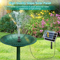 1 x RAW Customer Returns SZMP Solar Fountain for Outdoor 2024 Upgrade, 3.5W Solar Pond Pump LED Lights with 8 DIY Effects, 16.4ft Cable, 2000mAh Battery, Solar Water Pump Solar Floating Fountain Pump for Garden, Bird Bath - RRP €29.99