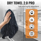 1 x RAW Customer Returns Shiny Bath XXL Quick Drying Cloth 40 x 60 cm for Shower Cabins 3 Pieces - RRP €22.8