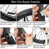 1 x RAW Customer Returns laeeyin bicycle tire repair kit, bicycle tire repair kit, bicycle tube patch kit for cyclists, motorcycles, off-road vehicles and more inflatable rubber - RRP €7.66