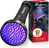 1 x RAW Customer Returns Vansky UV Lamp Black Light Lamp Black Light, Ultraviolet 100 UV LED Flashlight 395nm, Blue Light Dry Cats Dog Pets Urine Detectors UV Light, Batteries Not Included - RRP €19.99