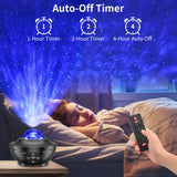 1 x RAW Customer Returns IKHDCYH Starry Sky Projector, LED Galaxy Night Light Projector with Bluetooth Speaker, Timer, Remote Control, Star Projector Night Light for Children Adults Bedroom Gift Party - RRP €29.23