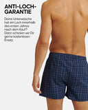 1 x RAW Customer Returns DANISH ENDURANCE Organic Woven Boxers XL Assorted Blue Grey Mix 4-pack - RRP €43.95