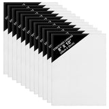 1 x RAW Customer Returns Kurtzy Blank Canvases 12 Pack 20x25cm Stretched Frame, Stretcher Canvas Set for Artists Supplies, Canvas Board for Oil Paints, Acrylic Paints, for Sketching Drawing - RRP €19.85