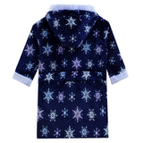 1 x RAW Customer Returns Disney Frozen Elsa and Anna Dressing Gown for Girls Blue Bathrobe for Girls 7-8 Years - RRP €30.79