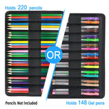 1 x RAW Customer Returns YOUSHARES Large pencil case holds 220 pencils or 145 gel pens for pencil case Aesthetic case, pencil case Multilayer color pencil case pencil case Lemon  - RRP €32.4