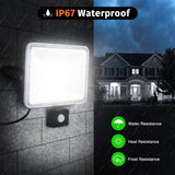 4 x RAW Customer Returns 100W LED floodlight with motion detector LED spotlight 8000lm waterproof IP67 outdoor spotlight 6500K daylight white LED work light construction spotlight work light floodlight outdoor spotlight for garage garden - RRP €130.88