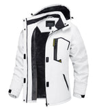 1 x RAW Customer Returns TACVASEN Women s Windproof Rengen Jacket Breathable Fleece Winter Hiking Jacket Function Leisure Jacket Camping White Women Jacket, White, XL - RRP €76.98