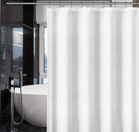 14 x Brand New LiBa shower curtain 183 x 213 cm textile made of polyester fabric, anti-mold shower curtain waterproof washable, shower curtains for shower and bathtub white  - RRP €237.86