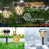 1 x RAW Customer Returns HELESIN Solar Lights for Outdoor Garden, 6 Pack Solar Lights Garden Outdoor Waterproof, LED Solar Garden Lights Decoration for Gardens, Paths, Lawns, Greenhouses and Patios Warm White  - RRP €21.97