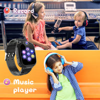 1 x RAW Customer Returns JUBUNRER Smartwatch Kids Games, MP3, Apel, Children s Watch Girls Boys with Touchscreen Camera Alarm SOS Video Calculator Calendar with SD Card Birthday Gift Children 3-12 Years - RRP €35.99