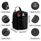 1 x RAW Customer Returns First Aid Kit, Medical Tactical Bag, Medical Bag for Camping, Hunting, Hiking, Home, Car and Adventure, Trauma Kit, Military Combat Survival Everyday Carry Bleeding Control - RRP €40.33