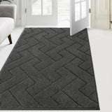 1 x RAW Customer Returns FCSDETAIL dirt trapper mat inside 86 x 150 cm, non-slip doormat, washable cleaning mat, absorbent doormat, doormat carpet for dog, entrance, front door hallway - RRP €67.12